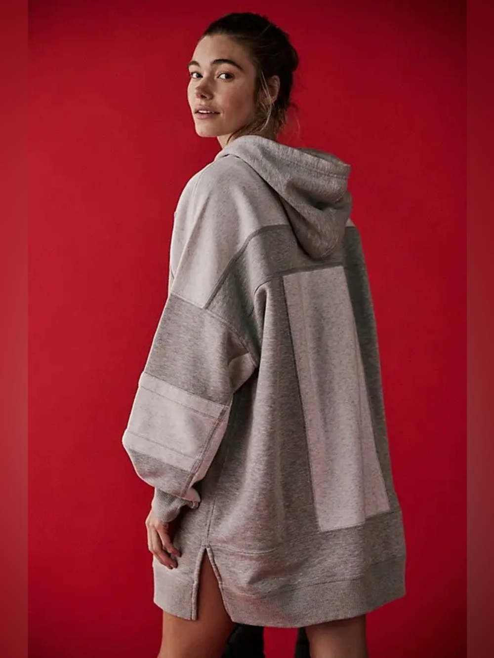 Free People Triple Threat Hoodie Size Medium - Picture 2 of 6
